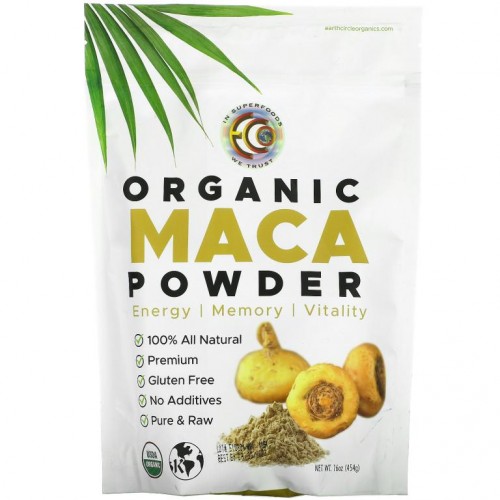 Earth Circle Organics, 유기농 마카 분말, 454g(16oz)