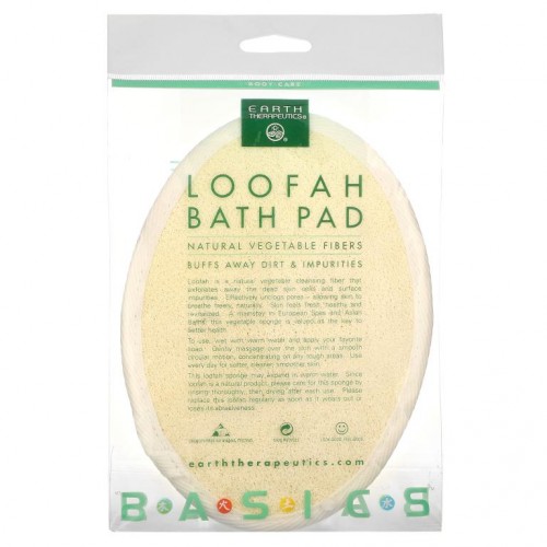 Earth Therapeutics, Loofah 목욕 패드, 패드 1개