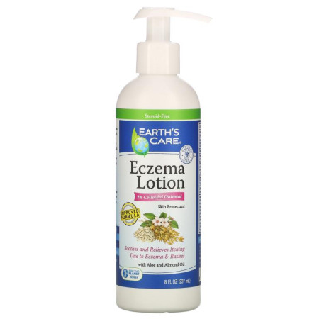 Earth's Care, 습진 로션, 2% 콜로이드 오트밀, 237ml(8fl oz)