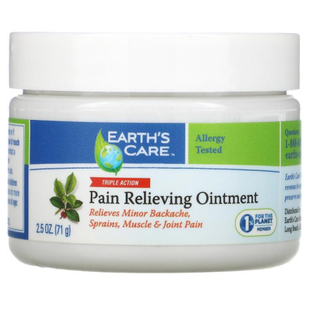 Earth's Care, Pain Relieving Ointment, Triple Action, 2.5 oz (71 g)