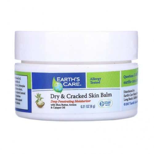 Earth's Care, 건조 & 갈라진 피부 밤, 0.21 oz (6 g)