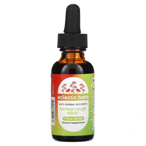 Eclectic Institute, 어린이용 허브, 허브 감기약, 블랙 체리 맛, 30ml(1fl oz)