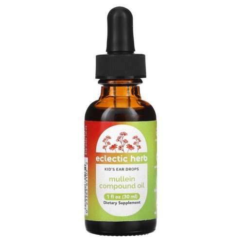Eclectic Institute, 어린이용 트로피칼 허브, 뮬레인 혼합물 오일, 30ml(1fl oz)