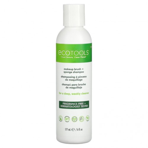 EcoTools, 메이크업 브러시 샴푸, 177ml(6fl oz)