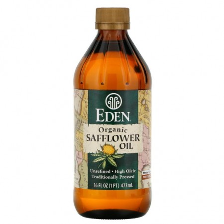 Eden Foods, 유기농 홍화유, 비정제, 16 액량 온스 (473 ml)