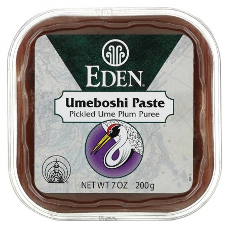 Eden Foods, 우메보시 페이스트, 염장 매실 퓌레, 200g(7oz)