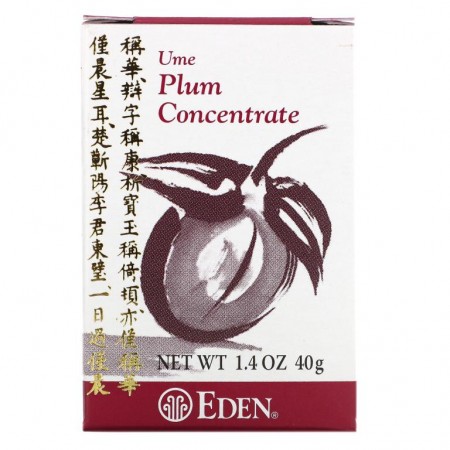 Eden Foods, 우메 플럼 농축, 1.4 온스 (40 g)