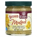Eden Foods, 유기농 브라운 머스타드, 255g(9oz)