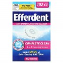Efferdent, 살균 의치 클렌저, 컴플리트 클린, 102정