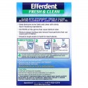 Efferdent, 살균 의치 클렌저, 프레시 앤 클린, 90정