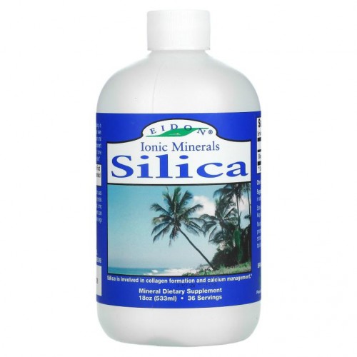 Eidon Mineral Supplements, Ionic Minerals, 실리카, 533ml(18oz)