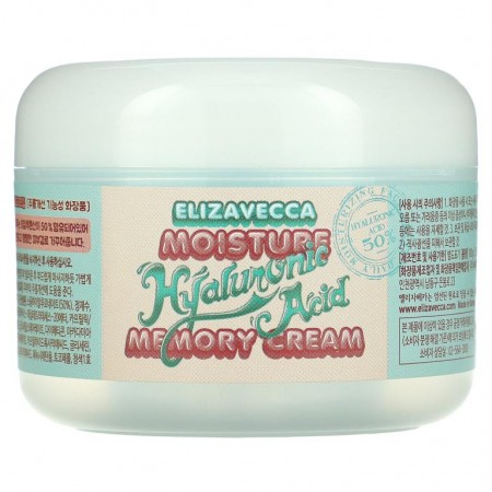 Elizavecca, 모이스쳐 하이알루론산 메모리 크림, 100 g(3.53 oz)