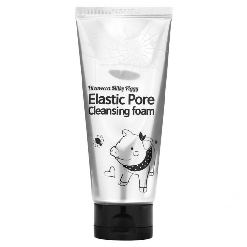 Elizavecca, Elizavecca 밀키 피기, 탄력 있는 모공 클렌징 폼, 120ml(4.06fl oz)
