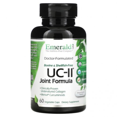 Emerald Laboratories, UC-II 관절 포뮬러, 베지 캡슐 60정