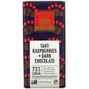 Endangered Species Chocolate, 타트 라즈베리 + 다크 초콜릿 바, 코코아 72%, 85g(3oz)