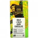 Endangered Species Chocolate, 볼드 + 실키 다크 초콜릿, 코코아 72%, 85g(3oz)