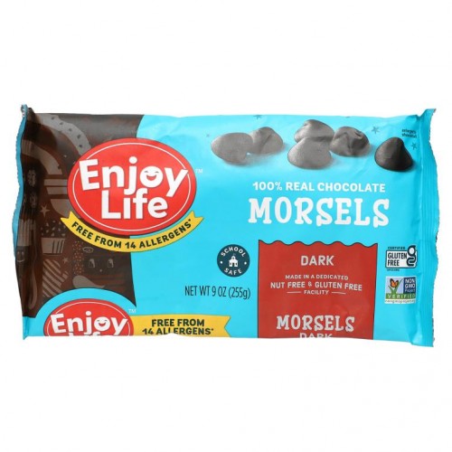 Enjoy Life Foods, 모슬, 다크 초콜릿, 255g(9oz)