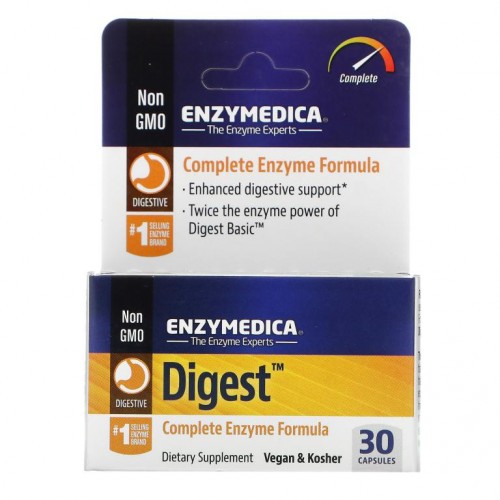 Enzymedica, 다이제스트, 콤플리트 효소 포뮬라, 30 정
