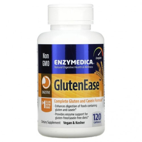 Enzymedica, 글루텐이즈, 120 캡슐