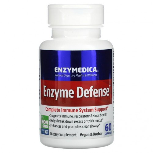 Enzymedica, Enzyme Defense, 캡슐 60정