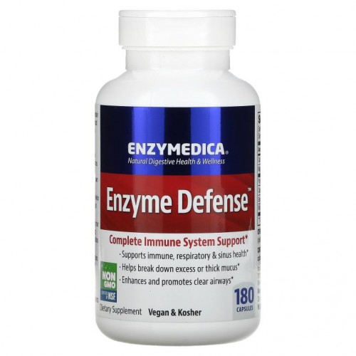 Enzymedica, Enzyme Defense(이전 제품명 ViraStop), 캡슐 180정