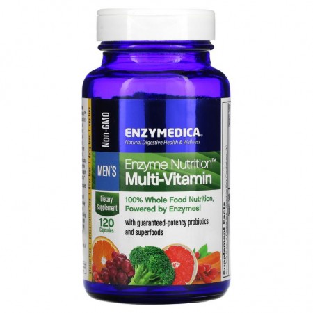 Enzymedica, Enzyme Nutrition 종합비타민, 남성용, 캡슐 120정