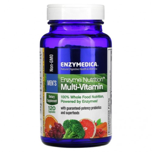 Enzymedica, Enzyme Nutrition 종합비타민, 남성용, 캡슐 120정