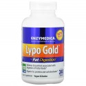 Enzymedica, Lypo Gold, 지방 소화제, 캡슐 240정