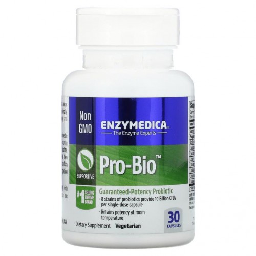 Enzymedica, Pro Bio, 개런티 포텐시 프로바이오틱, 캡슐 30정