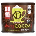 Equal Exchange, 유기농, 고추와 시나몬이 함유된 스파이시 코코아, 340g(12oz)