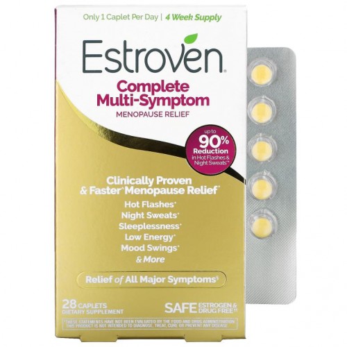 Estroven, Complete Menopause Relief, 베지 정 28정
