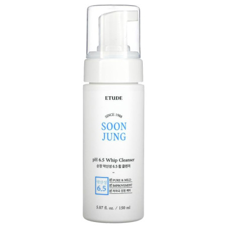 Etude, 순정, 약산성 6.5 휩 클렌저, 150ml(5.07fl oz)
