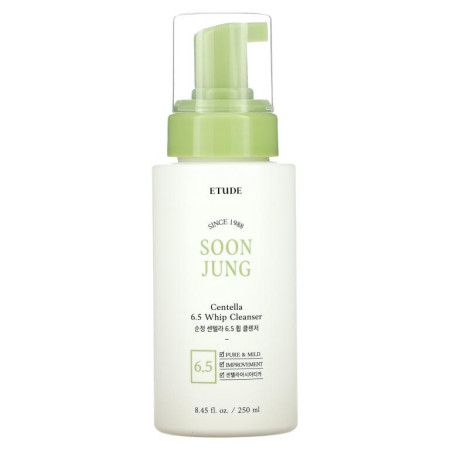 Etude, 순정, 병풀 6.5 휩 클렌저, 250ml(8.45fl oz)