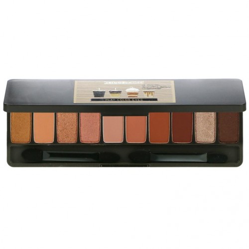 Etude, Play Color Eyes, 10-Color Eye Shadow Palette, Caffeine Holic, 0.02 oz (0.8 g) Each