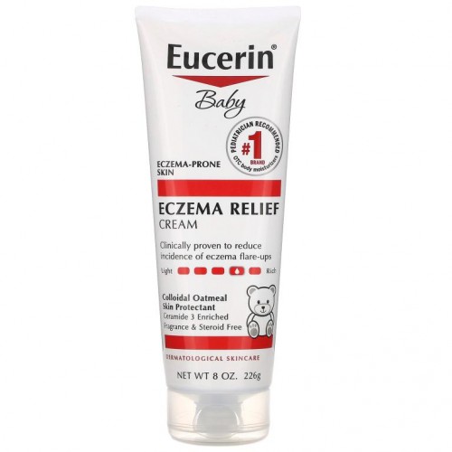 Eucerin, 아기용, 습진 완화제, 크림, 226g(8oz)
