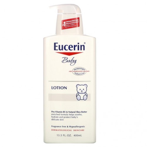 Eucerin, 아기용, 로션, 무향, 400ml(13.5fl oz)