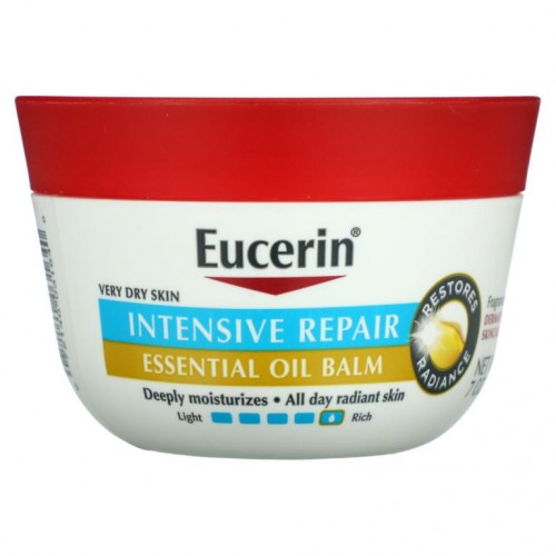 Eucerin, 인텐시브 리페어 에센셜 오일 밤, 향료 무함유, 198g(7oz)