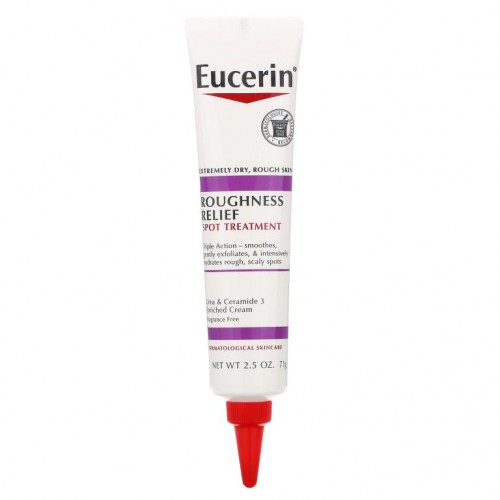Eucerin, 거친 피부 완화 스팟 트리트먼트, 향료 무함유, 71g(2.5oz)