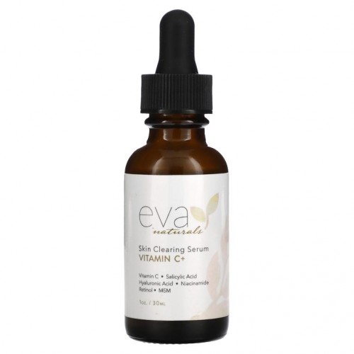Eva Naturals, 스킨 클리어링 세럼, 비타민C+, 30ml(1oz)