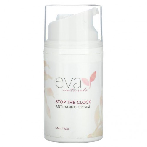 Eva Naturals, Stop The Clock Anti-Aging Cream, 1.7 oz (50 ml)