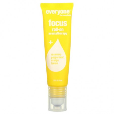 Everyone, 롤온 아로마테라피, 포커스, 10ml(0.33fl oz)