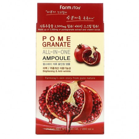 Farmstay, All-In-One Ampoule, Pomegranate, 8.45 oz (250 ml)