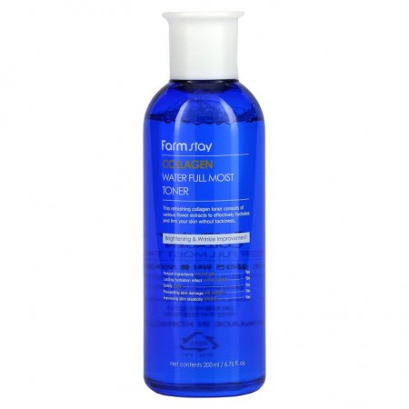 Farmstay, Collagen Water Full Moist Toner, 6.76 fl oz (200 ml)