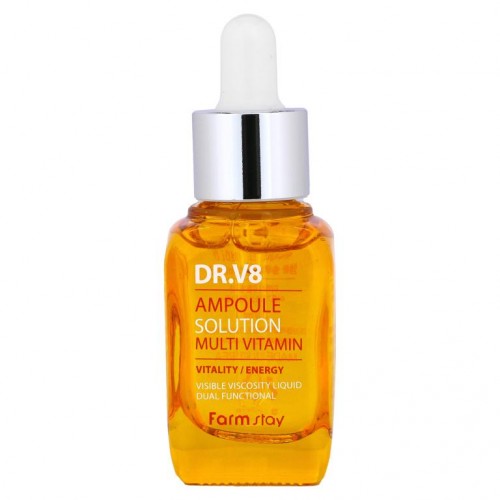 Farmstay, Dr. V8 Ampoule Solution Multivitamin, 30 ml
