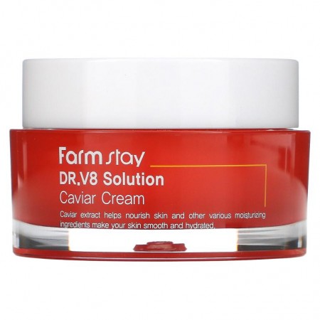 Farmstay, Dr. V8 Solution Caviar Cream, 1.69 fl oz (50 ml)