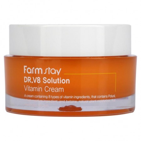 Farmstay, Dr. V8 Solution Vitamin Cream, 50 ml
