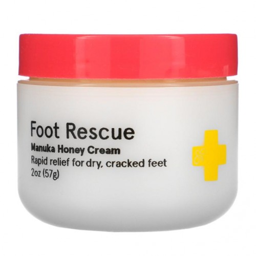 First Honey, Foot Rescue, Manuka Honey Cream, 2 oz (57 g)