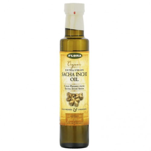Flora, 유기농 엑스트라-버진 사차인치 오일, 8.5 fl oz (250 ml)