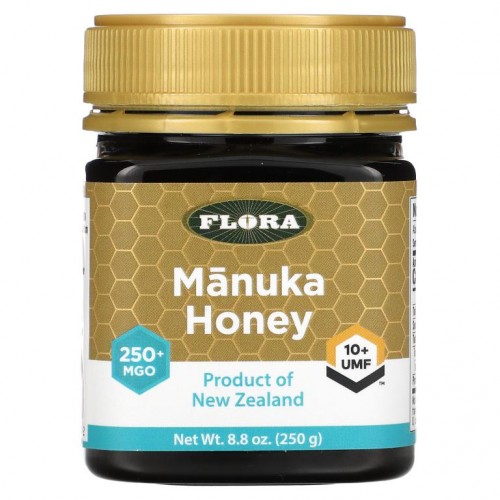 Flora, 마누카 꿀, MGO 250+, 250g(8.8oz)