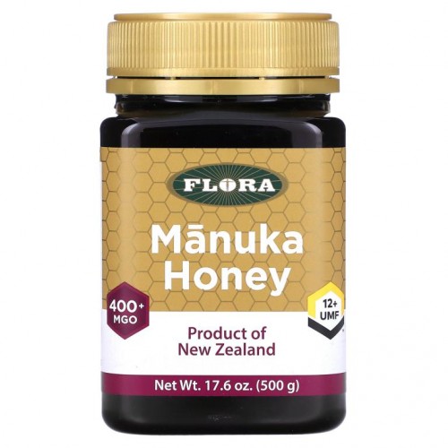 Flora, 마누카 꿀, MGO 400+, 17.6 oz(500 g)